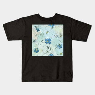 Floral Pattern Kids T-Shirt